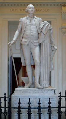 what was jean-antoine houdon’s sculpture of george washington made from? the intricate details of his creation process